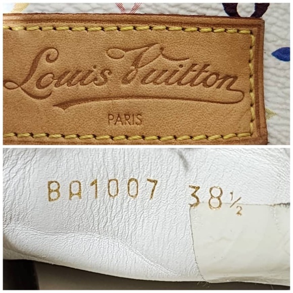 Authentic Louis Vuitton 2008 Multicolored Monogram Pattern Sneakers Size 38.5 - Picture 12 of 15